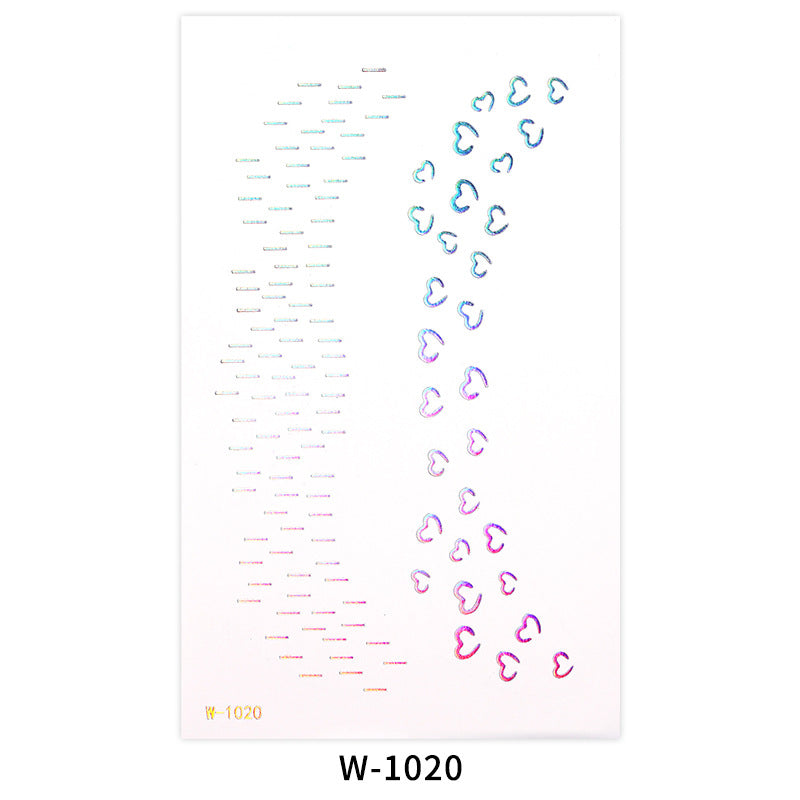 Metallic Star & Moon Face Makeup Stickers