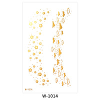 Metallic Star & Moon Face Makeup Stickers