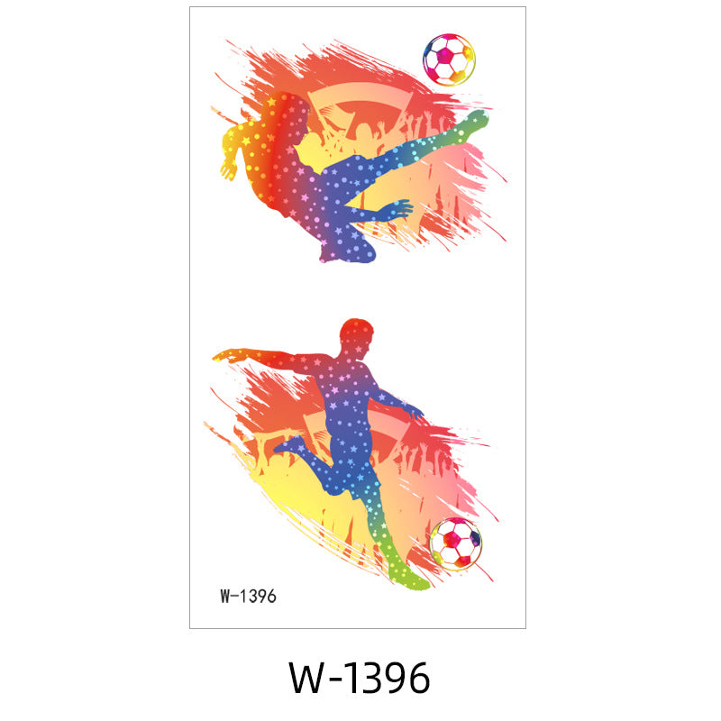 Soccer Fan Face & Body Tattoo Stickers