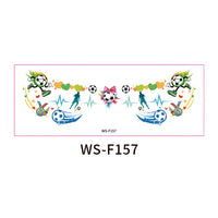 Soccer Fan Face Makeup Stickers