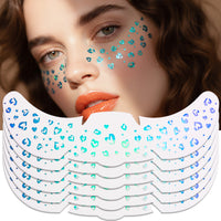 Blue Celestial Face & Eye Makeup Stickers