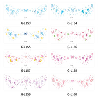 Pastel Butterfly Face & Eye Makeup Stickers