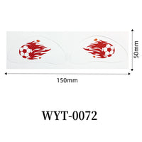 Football Fan Face & Body Tattoo Stickers