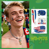 Soccer Fan Temporary Tattoo Stickers
