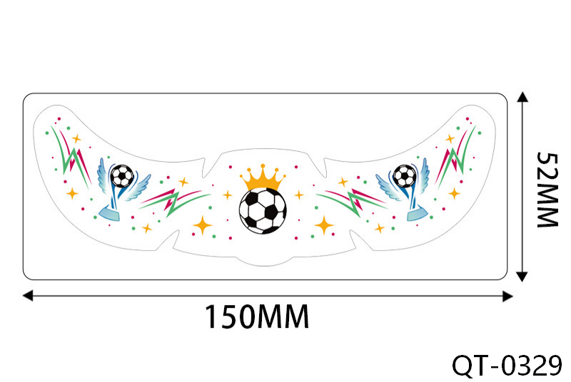 World Cup Fan Face Stickers