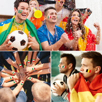 National Flag Face Makeup Stickers