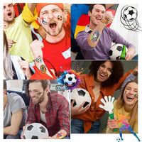 Soccer Fan Face & Body Tattoo Stickers