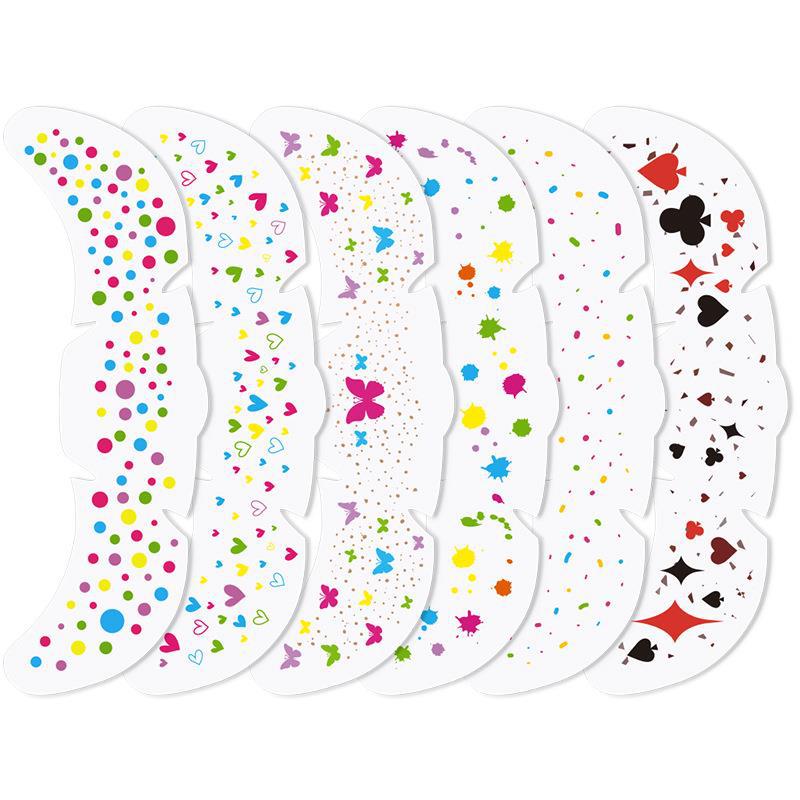 Colorful Festival Face Makeup Stickers