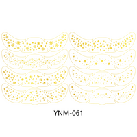 Gold Star Face & Eye Makeup Stickers