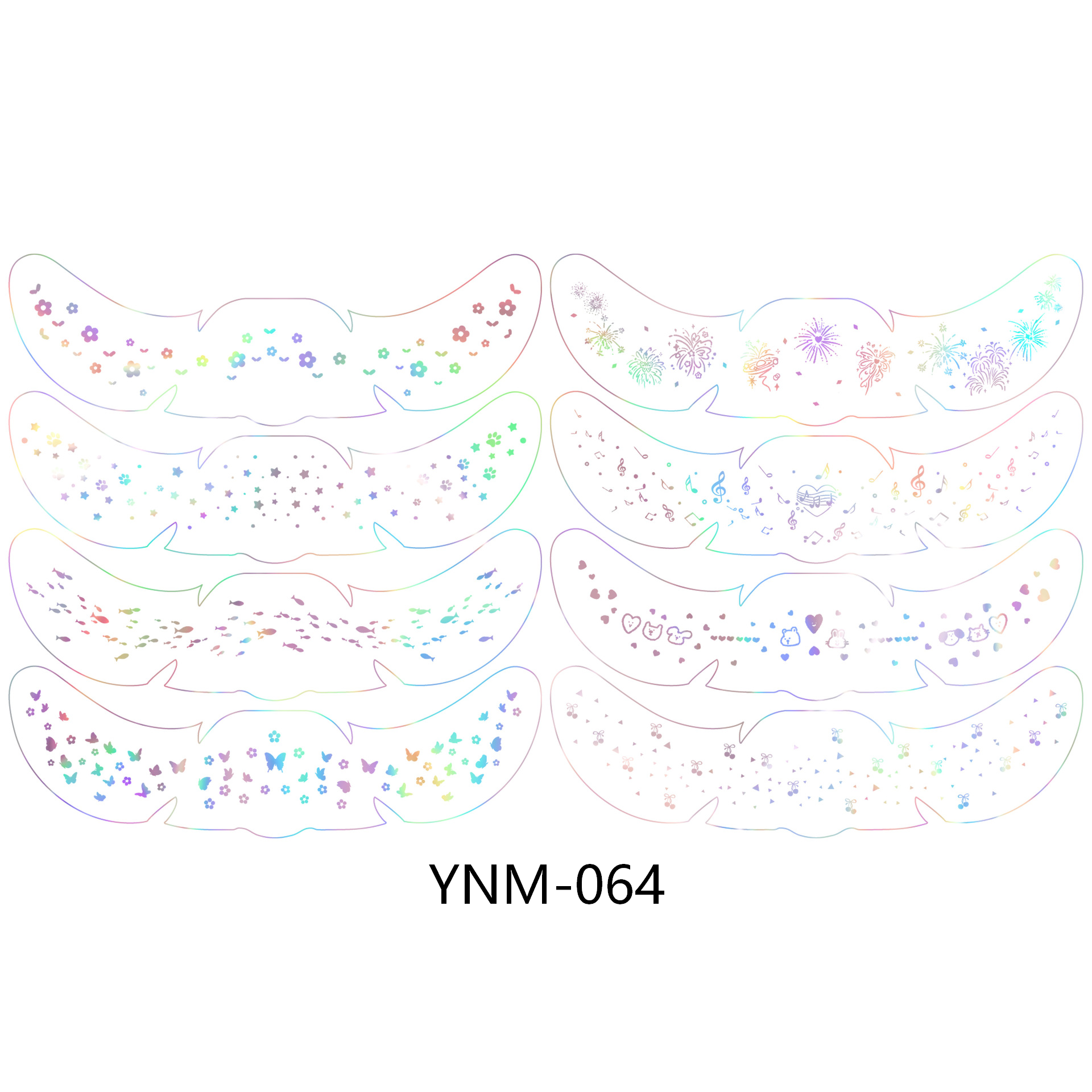 Gold Star Face & Eye Makeup Stickers