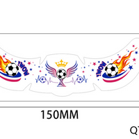 World Cup Fan Face Stickers