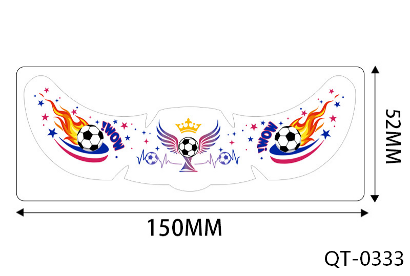 World Cup Fan Face Stickers