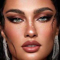 Gold Star Face & Eye Makeup Stickers