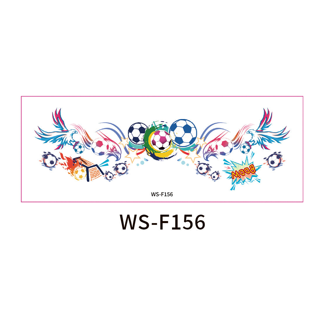 Soccer Fan Face Makeup Stickers