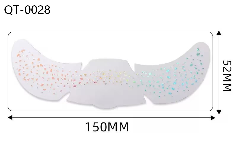 Colorful Sparkle Faux Freckle Face Makeup Stickers