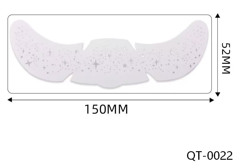 Silver Star Faux Freckle Face Makeup Stickers
