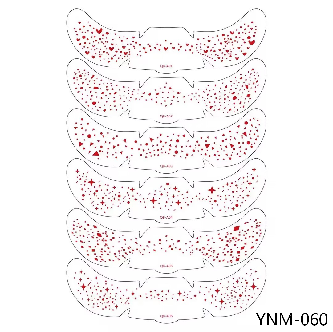 Assorted Glitter Face & Eye Makeup Stickers