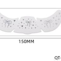 Silver Star Faux Freckle Face Makeup Stickers