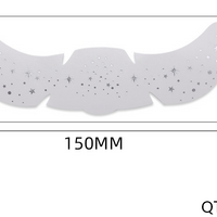 Silver Star Faux Freckle Face Makeup Stickers