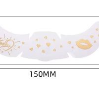 Gold Celestial Lip Face Makeup Stickers