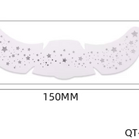 Silver Star Faux Freckle Face Makeup Stickers