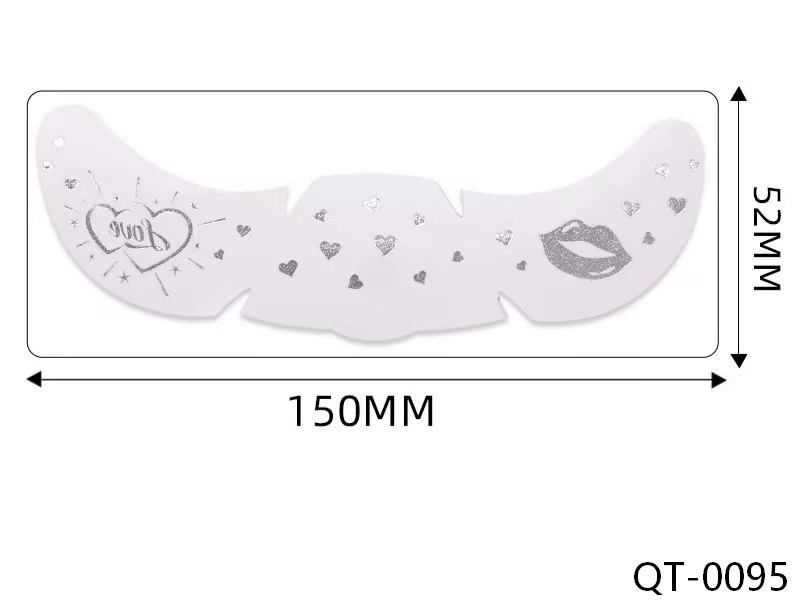 Silver Star Faux Freckle Face Makeup Stickers