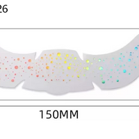 Colorful Sparkle Faux Freckle Face Makeup Stickers